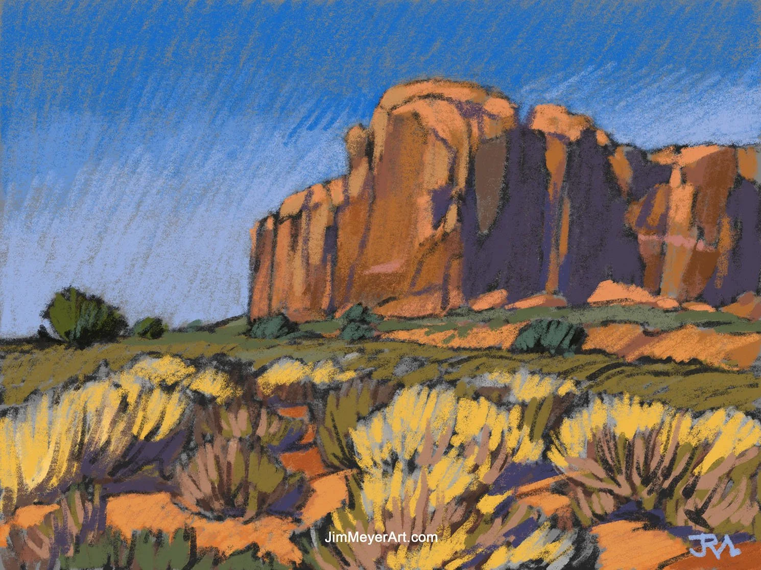 260802 Monument Valley - Spearhead Mesa