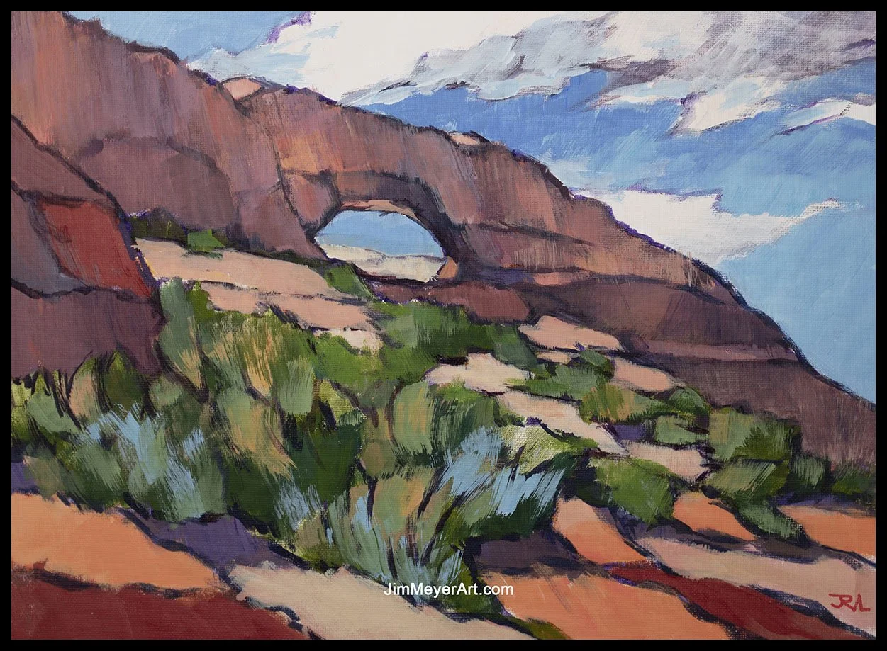 250530 Utah, 12x16" Acrylic