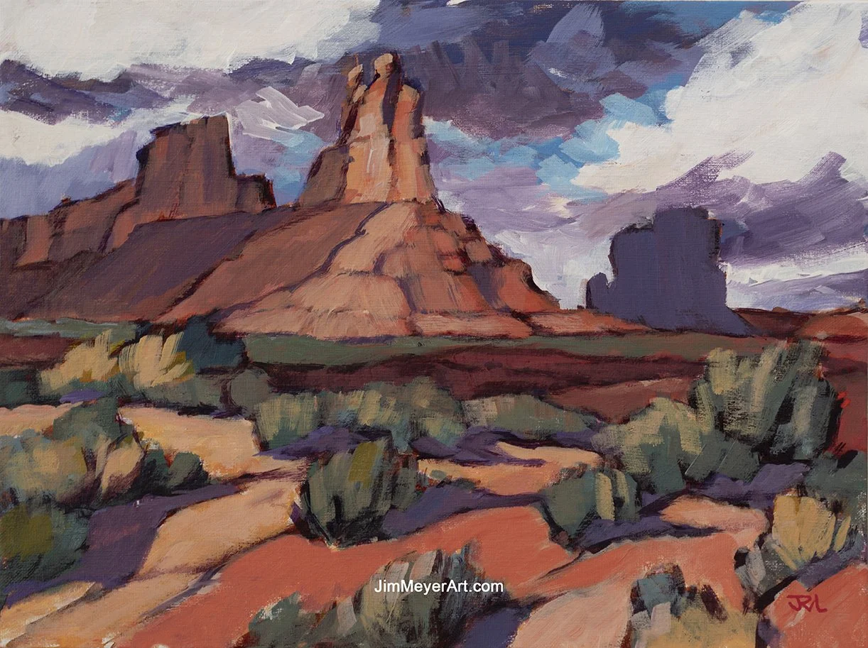 251231 Valley of the Gods, 12x16" Acrylic