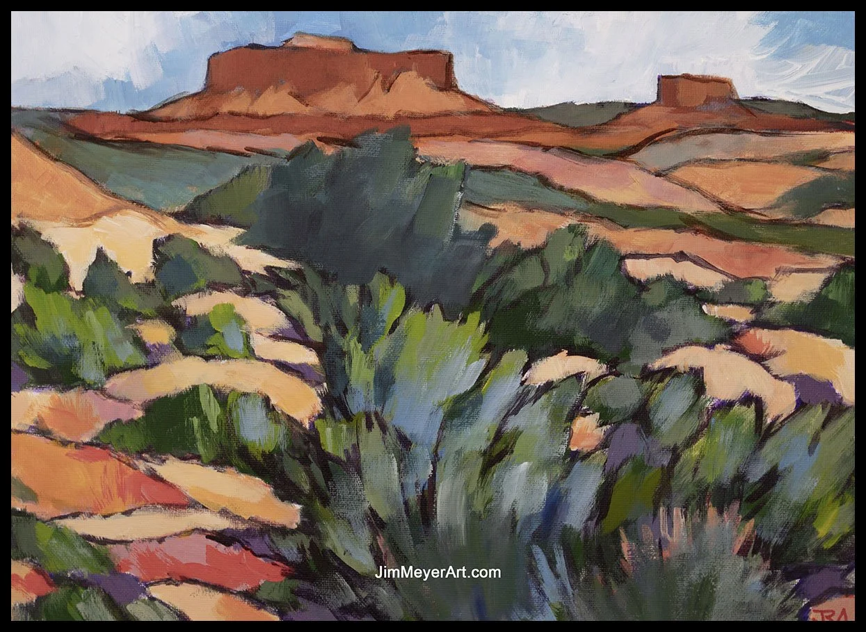 250611 Moab, 12x16" Acrylic