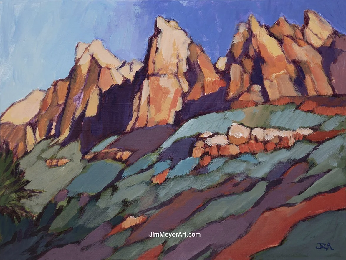 251217 Zion, 12x16" Acrylic