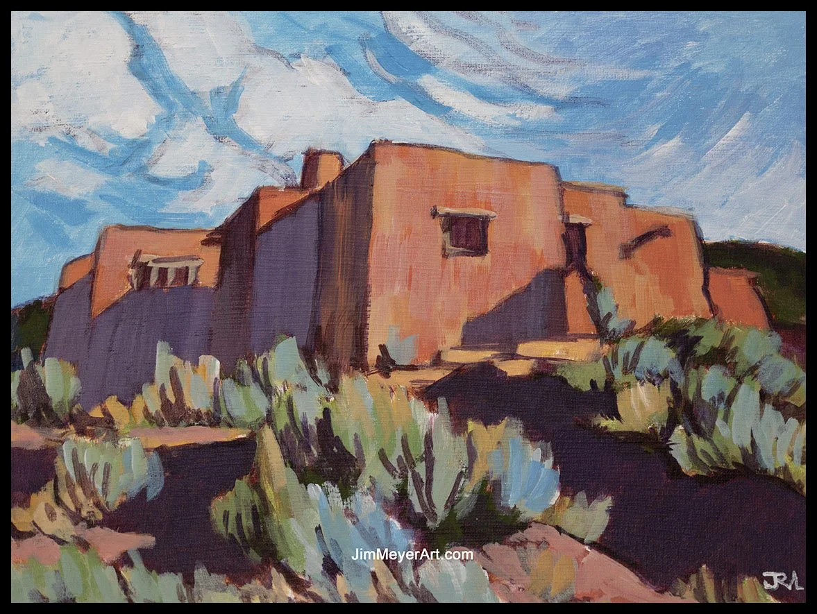 251112 Petrified Forest, 12x16" Acrylic