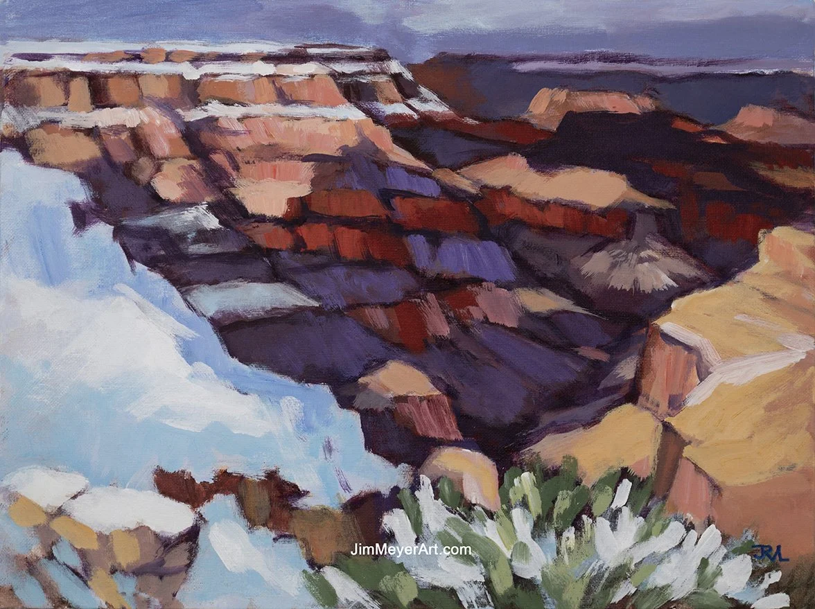 251001 Grand Canyon, 12x16" Acrylic