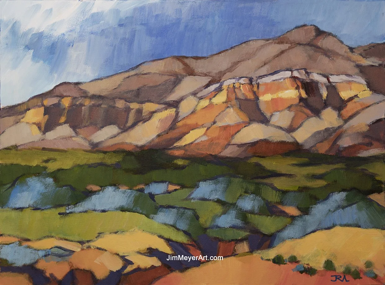250409 Abiquiu, 12x16" Acrylic