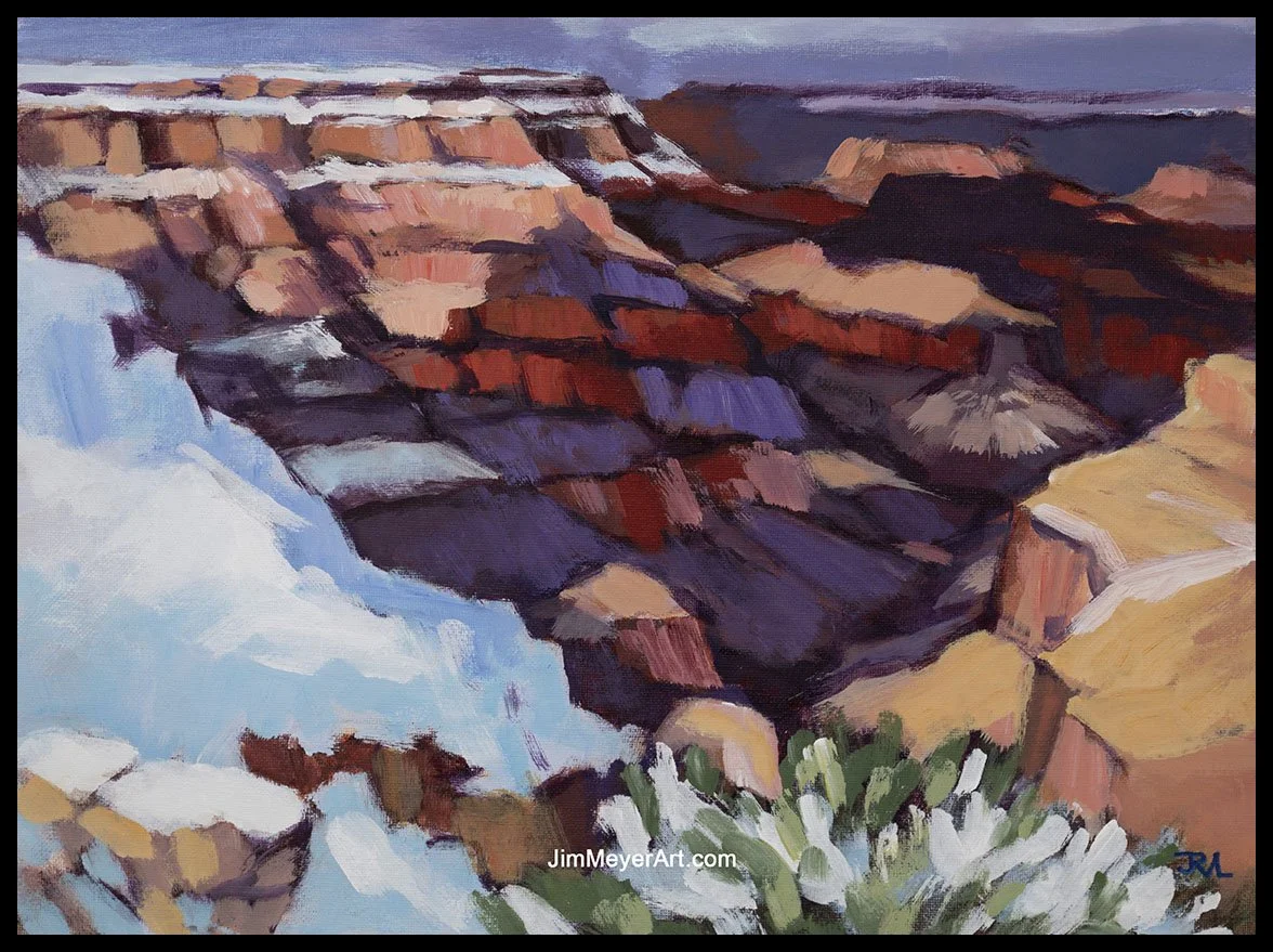 251001 Grand Canyon, 12x16" Acrylic