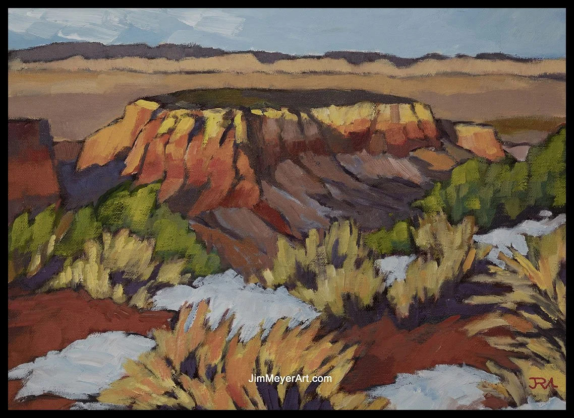 250205 CO Natl Monument, 12x16" Oil