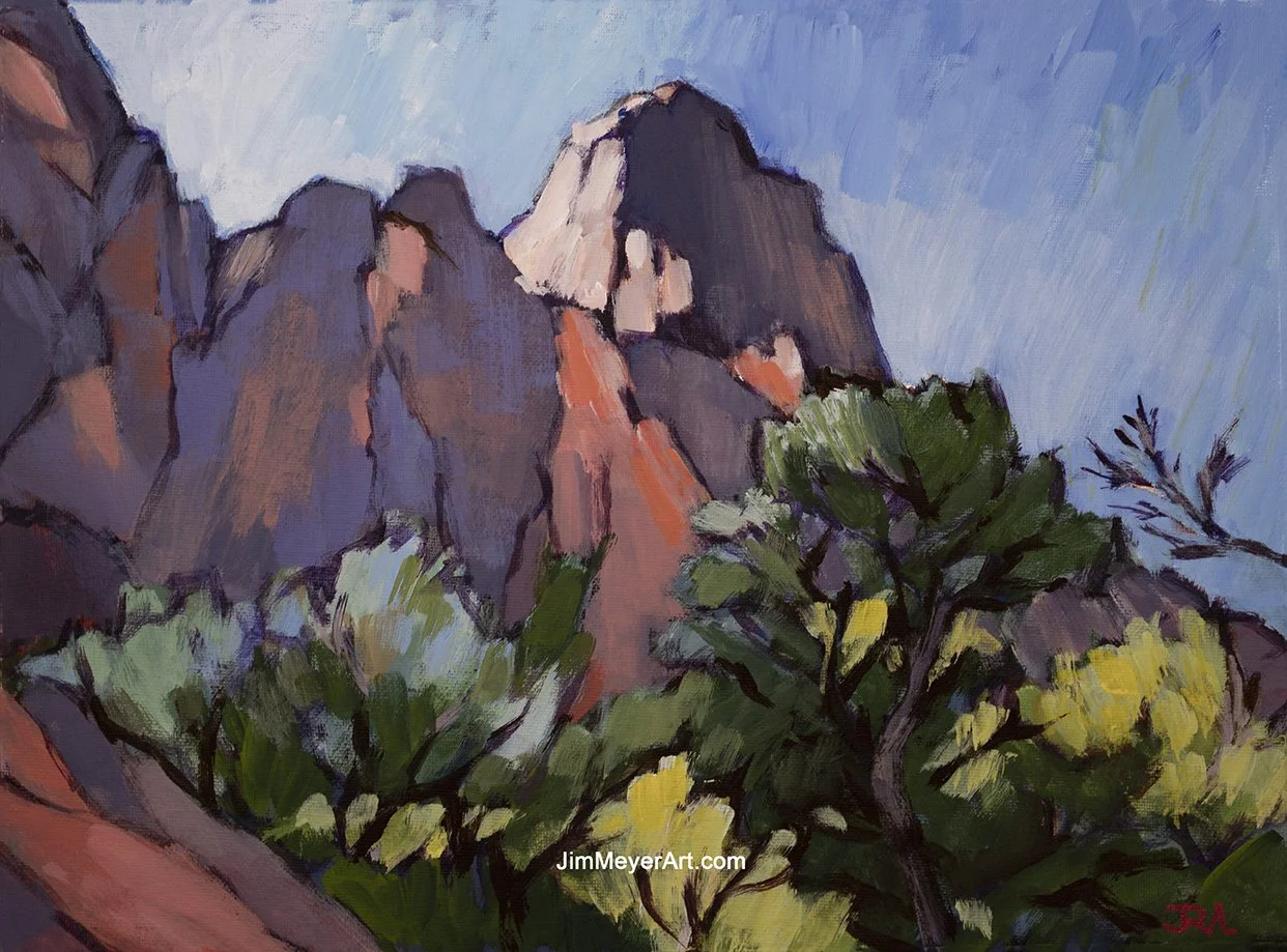 250731 Zion, 12x16" Acrylic