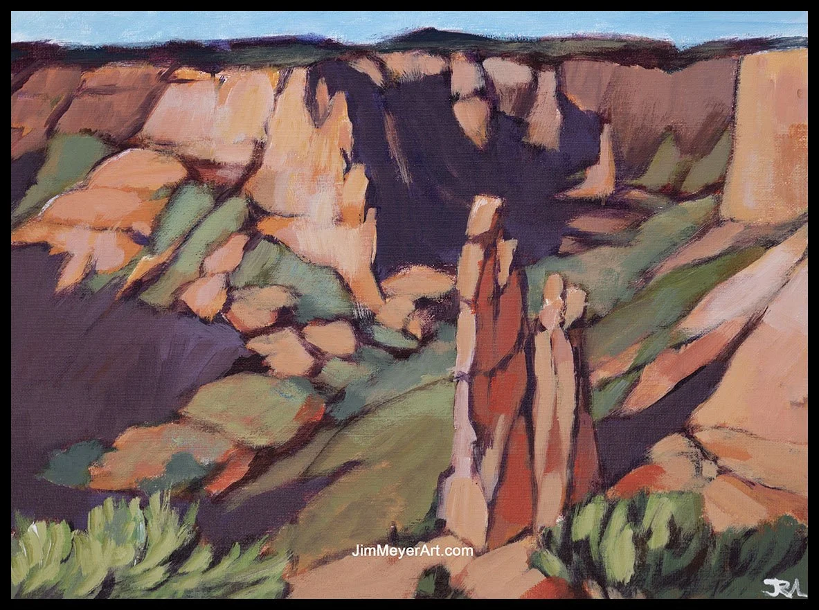 251101 Canyon de Chelly, 12x16" Acrylic