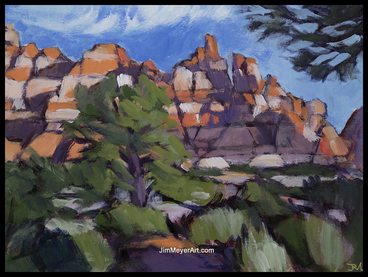 250801 Canyonlands, 12x16" Acrylic