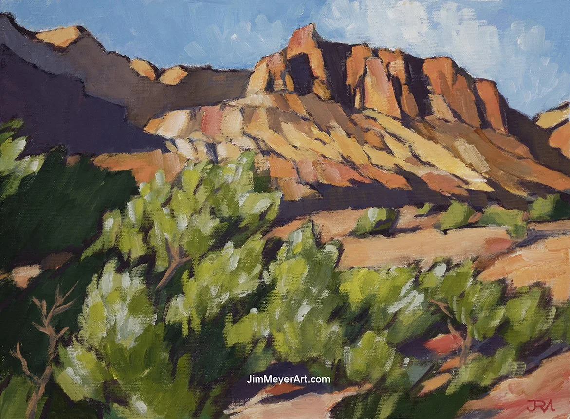 250226 Capitol Reef, 12x16" Oil