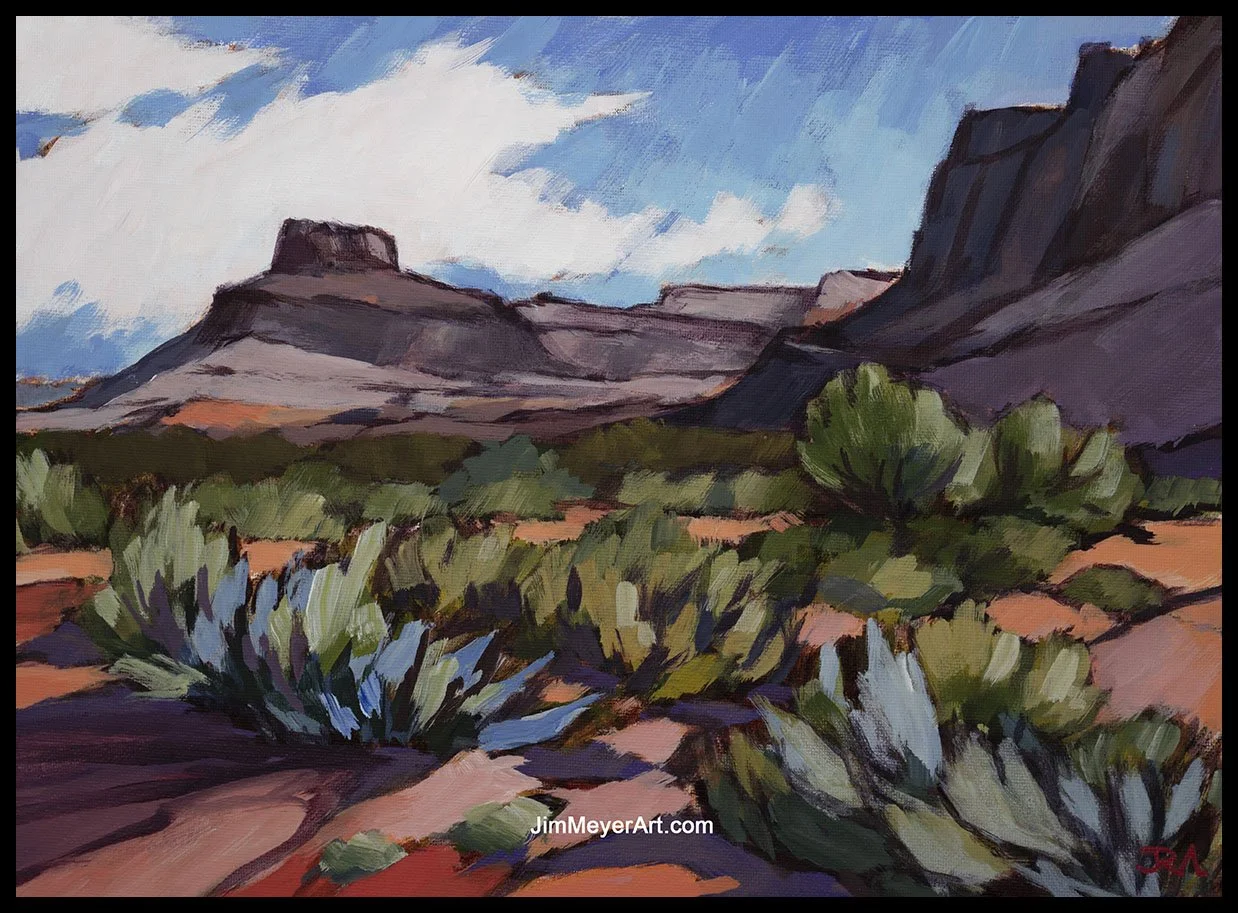 250723 Moab, 12x16" Acrylic
