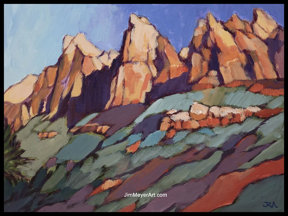 251217 Zion, 12x16" Acrylic