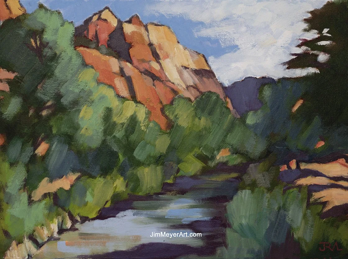 250320 Zion, 12x16" Oil