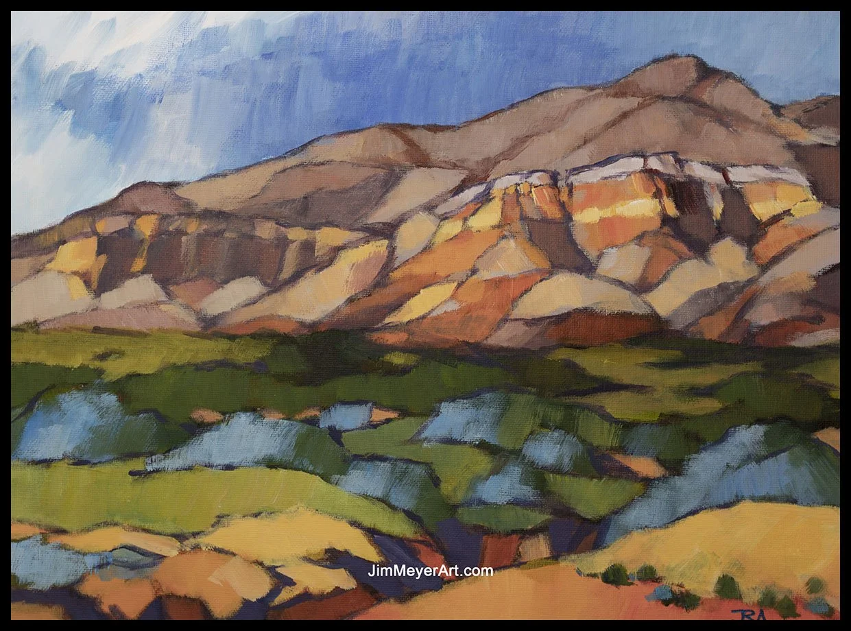 250409 Abiquiu, 12x16" Acrylic
