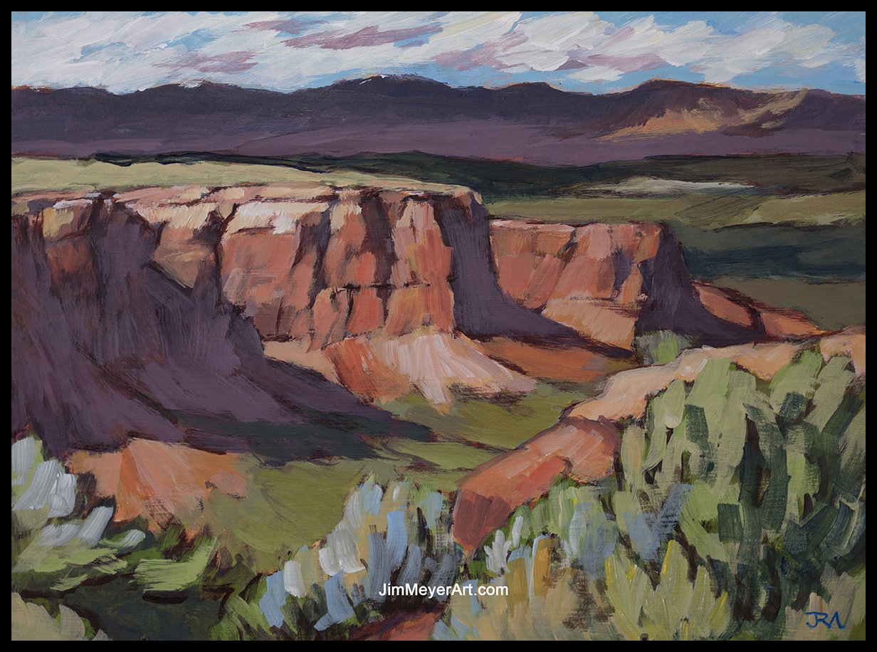 260307 CO Natl Monument, 12x16" Acrylic