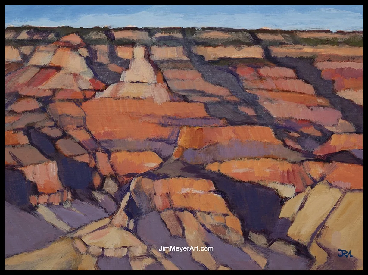 260127 Grand Canyon, 12x16" Acrylic