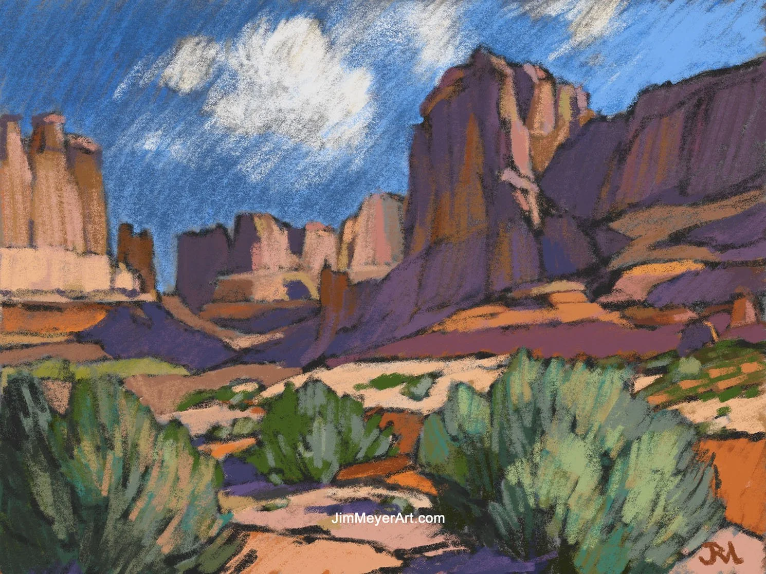 260905 Arches - Courthouse Afternoon
