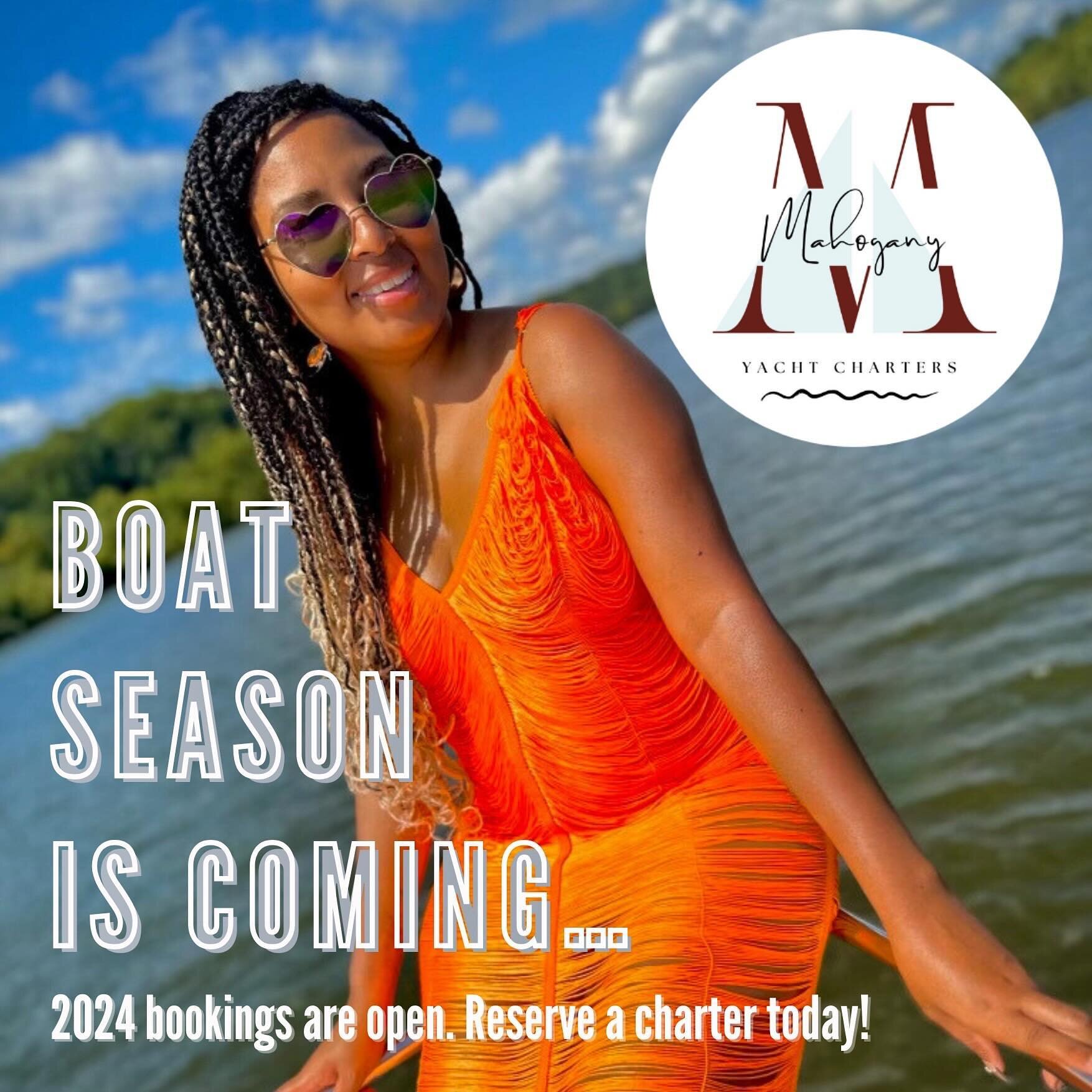 Mahogany Season 3&hellip;. LOADING✨💞

We&rsquo;re less than 3 days away from the start of Boat Season! Have you made your reservation to Drop Anchor with us? 

Click the link in the bio to make your reservation to Party on the Potomac with Mahogany 