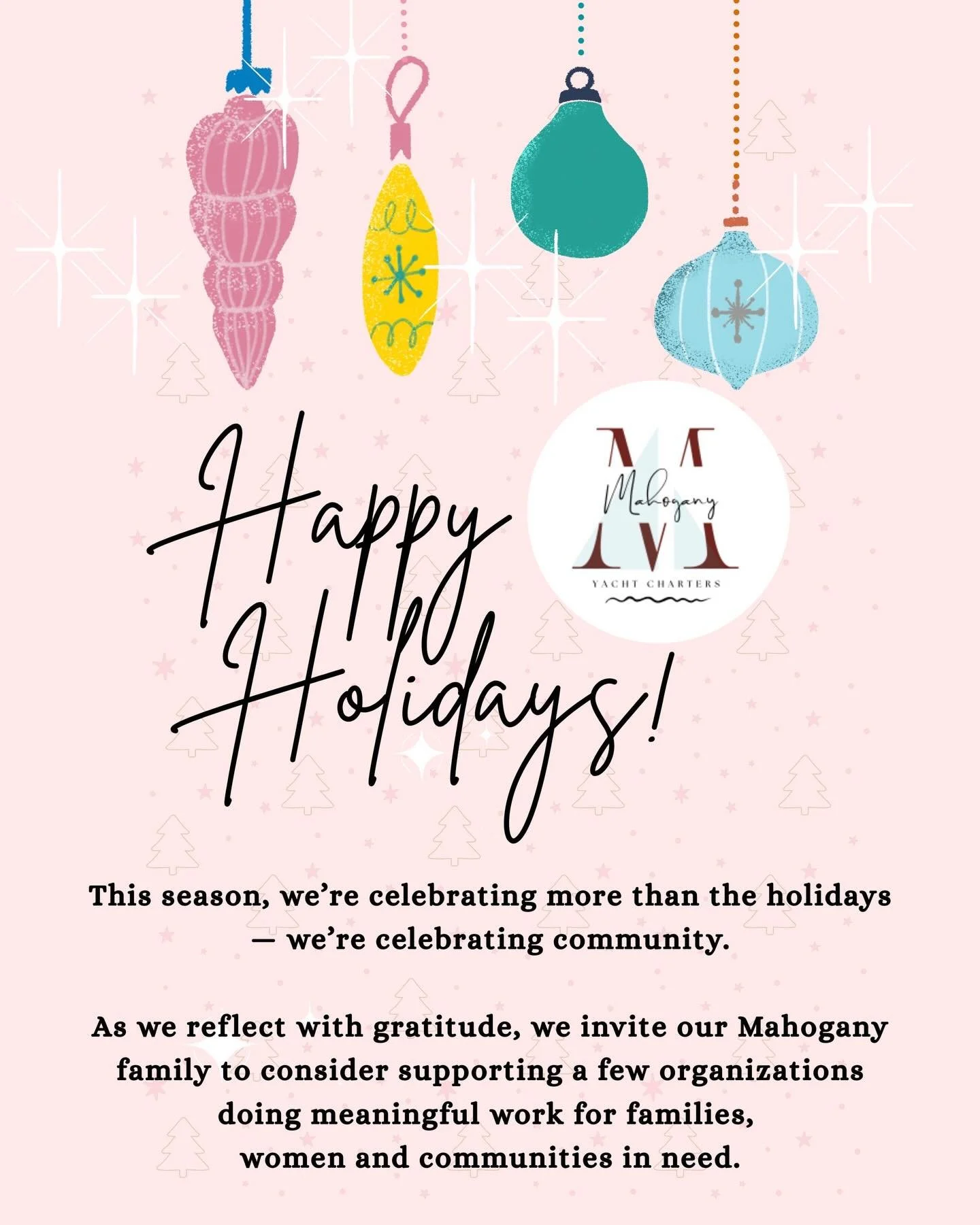 This season, we&rsquo;re celebrating more than the holidays , we&rsquo;re celebrating community, gratitude, and giving back. As we reflect on a year filled with unforgettable moments on the water, we&rsquo;re deeply thankful for the people who make M