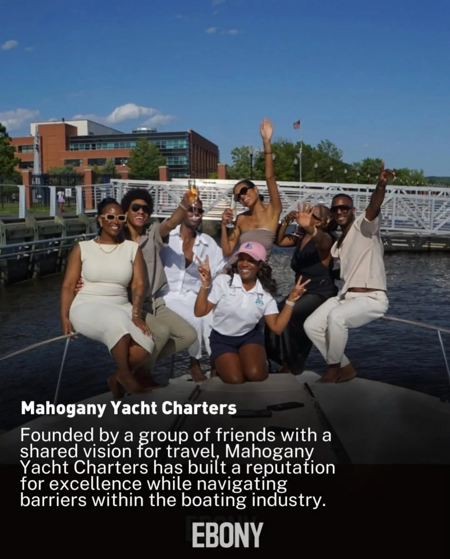 We&rsquo;re still pinching ourselves ✨
So incredibly grateful to see Mahogany Yacht Charters featured in @ebonymagazine as one of the Top Black-Owned Brands to Watch in 2026 🤎🛥️

This moment is bigger than us. It&rsquo;s about breaking racial barri