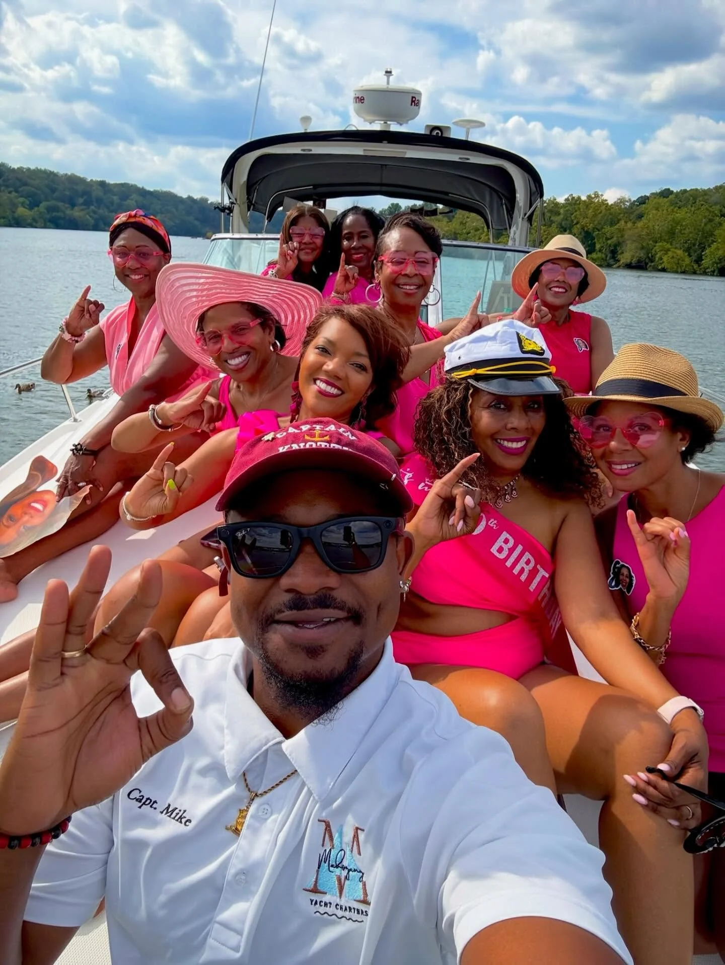 From the elegance of the AKA&rsquo;s to the smooth style of the Kappas, it&rsquo;s always a celebration when Greek excellence steps on deck.⚓️💕

We can&rsquo;t wait to welcome the Divine Nine back aboard this season. ✨

#MahoganyYachtCharters #Divin