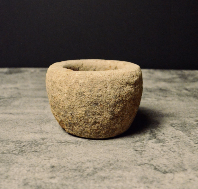Carved Stone Incense Bowl