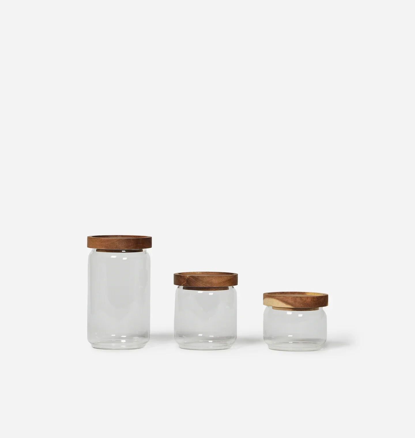 glass bath canisters