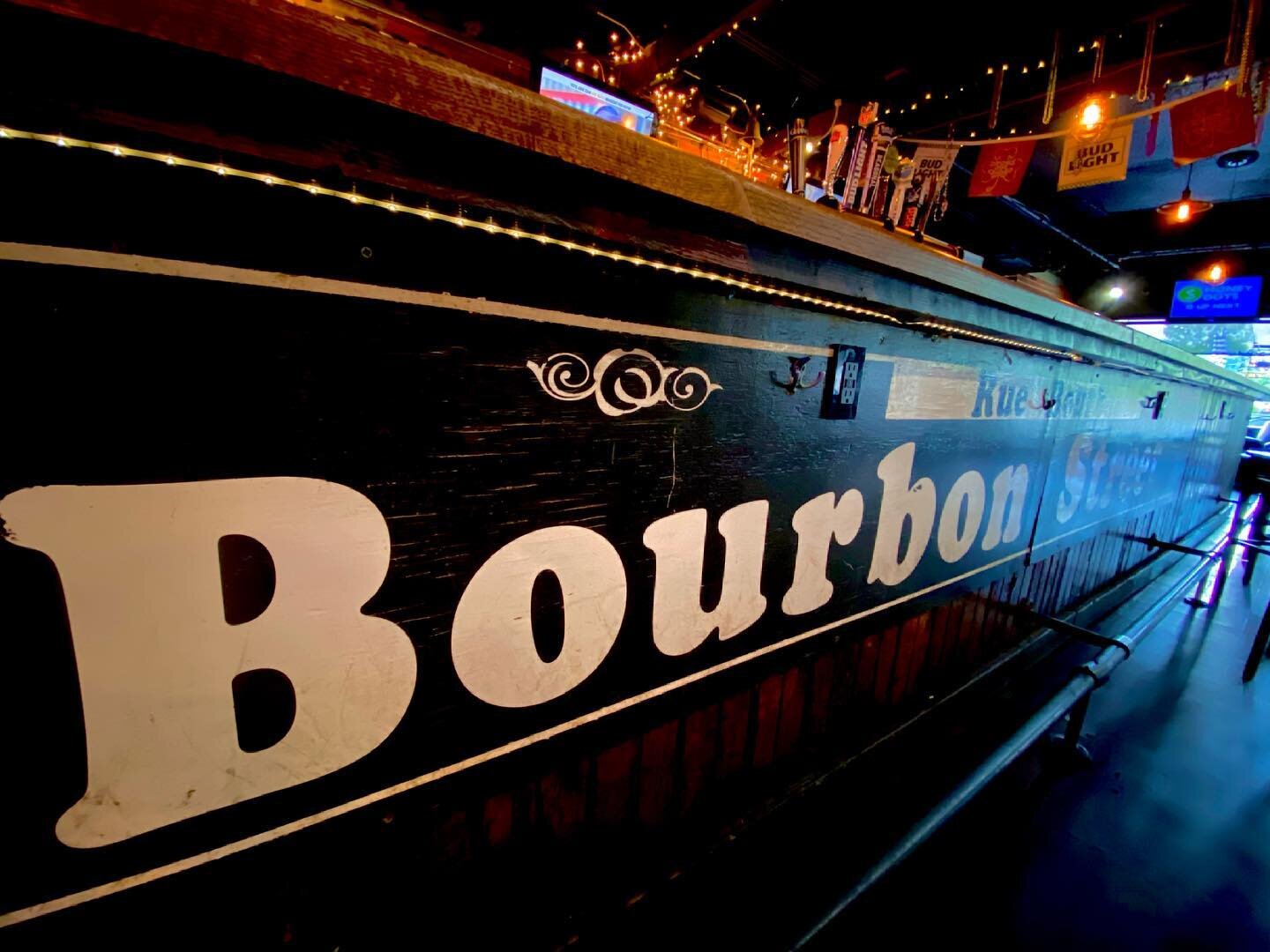 Today is national bourbon day! Come down to bourbon street and enjoy some great food and drinks 🥃
