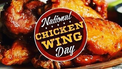 Yup it is! A little ironic but it&rsquo;s National Wing Day! Come down for Wing Wednesday and see Sara! No Booze! No Problem! #nationalwingday #wingwednesday