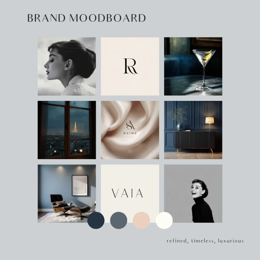 rebrand moodboard for purpose and pixel