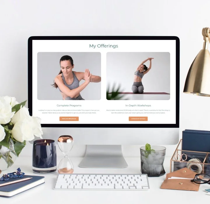 FLOATING LOTUS DESIGN SQUARESPACE WEB DESIGN FOR WELLNESS PROFESSIONALS