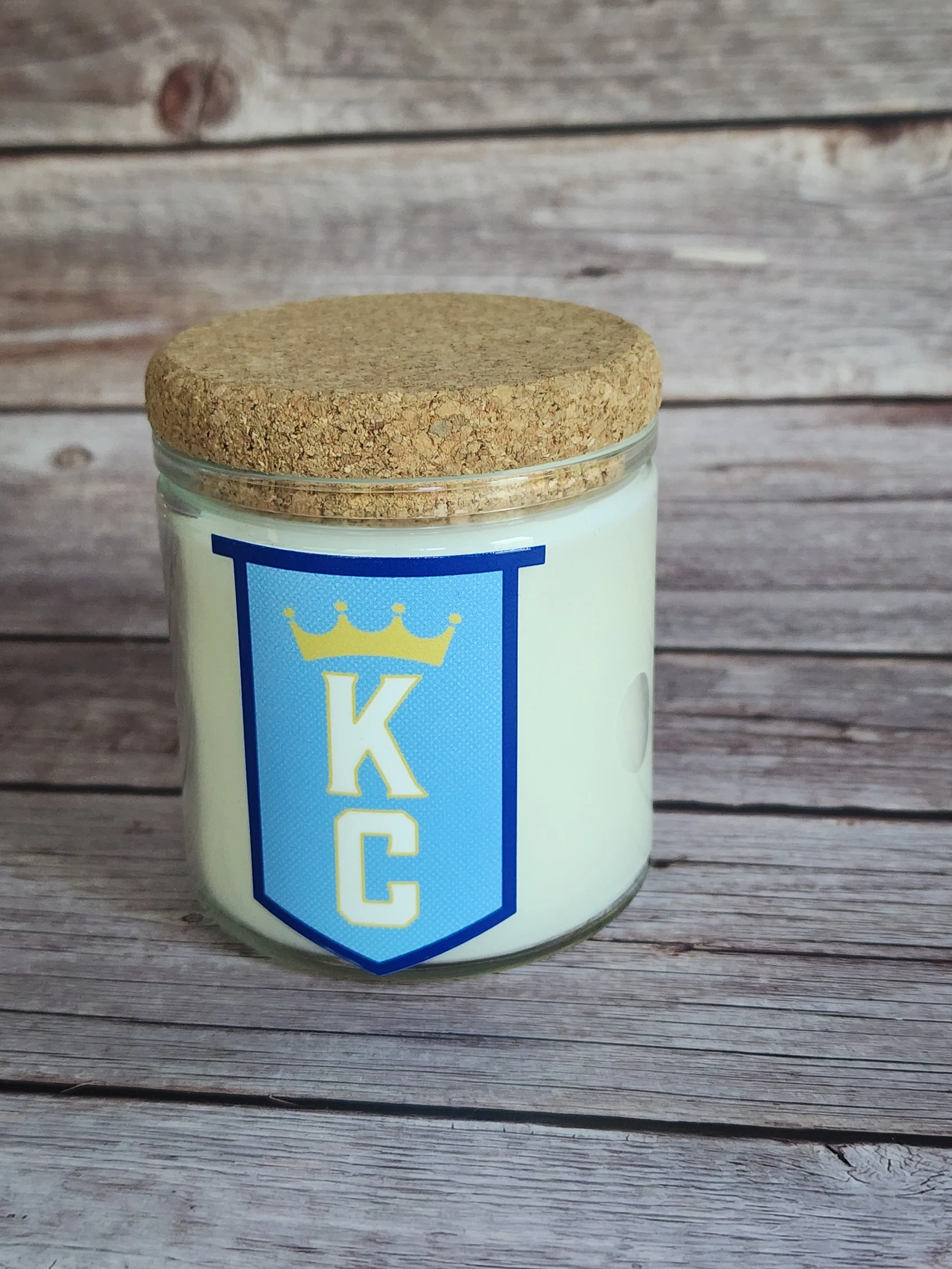 KC Baseball Soy Candle