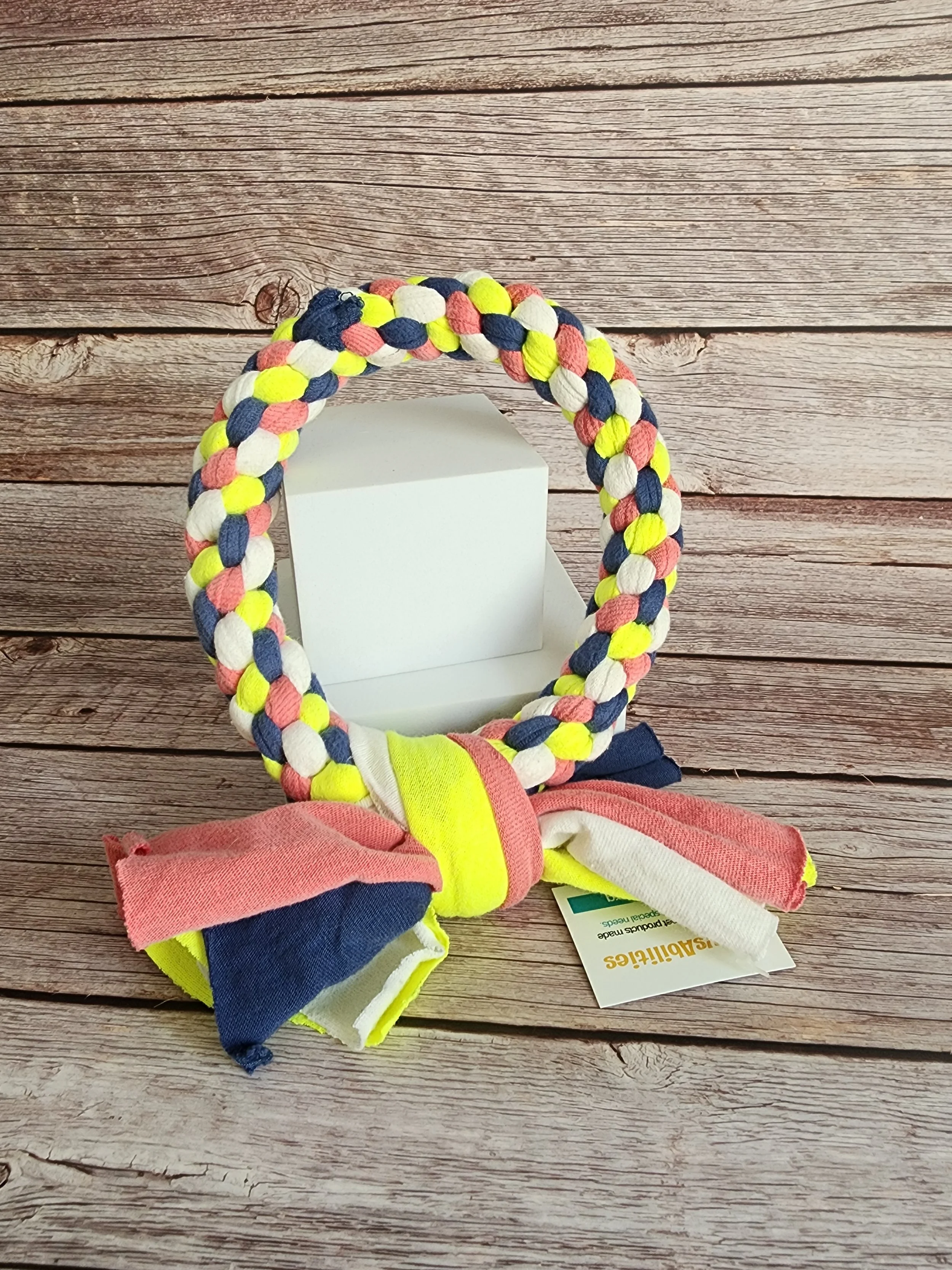 Braided Dog Ring Toy