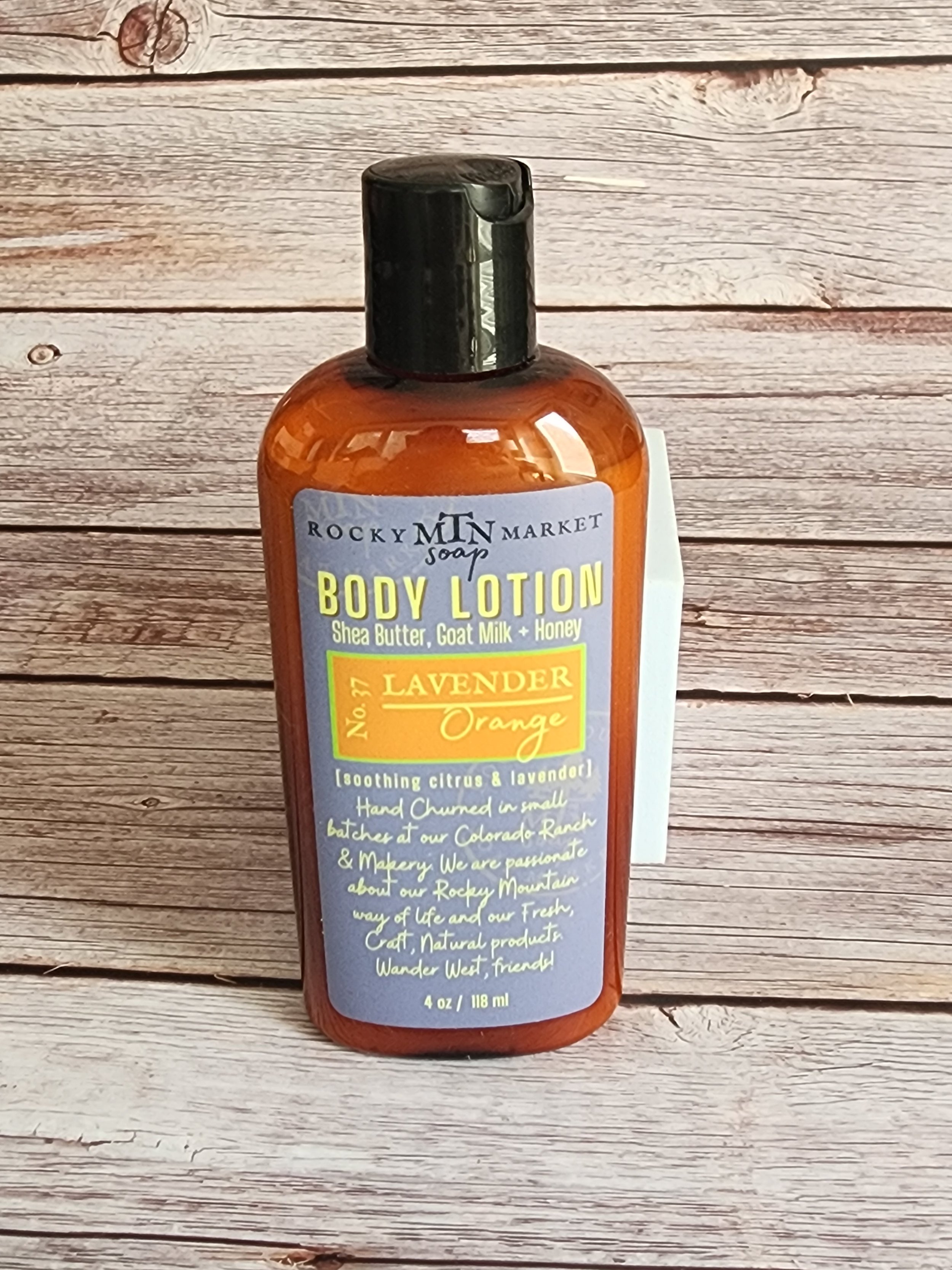 Rocky Mountain Soap Market Lavender Orange Body Lotion