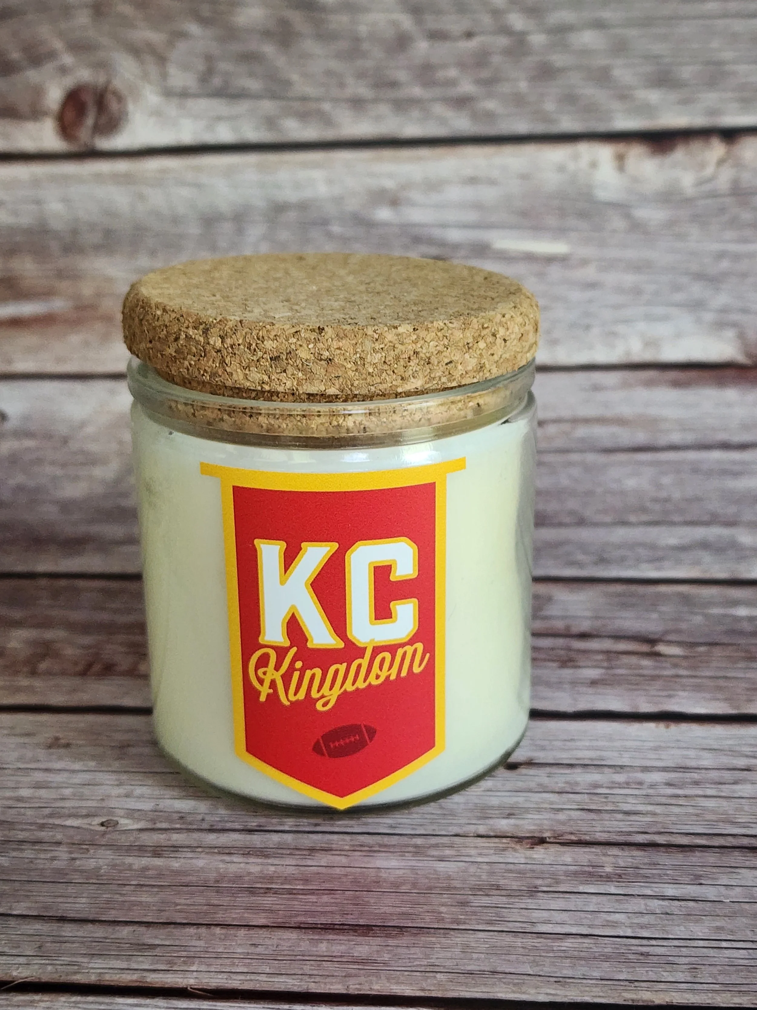 KC Football Pennant Soy Candle