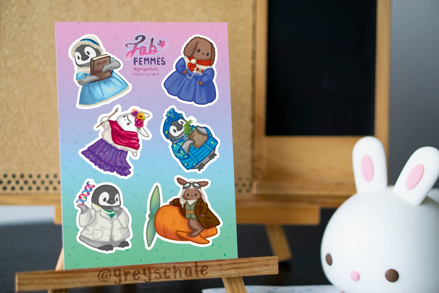 Fab Femmes pt2 Sticker Sheet