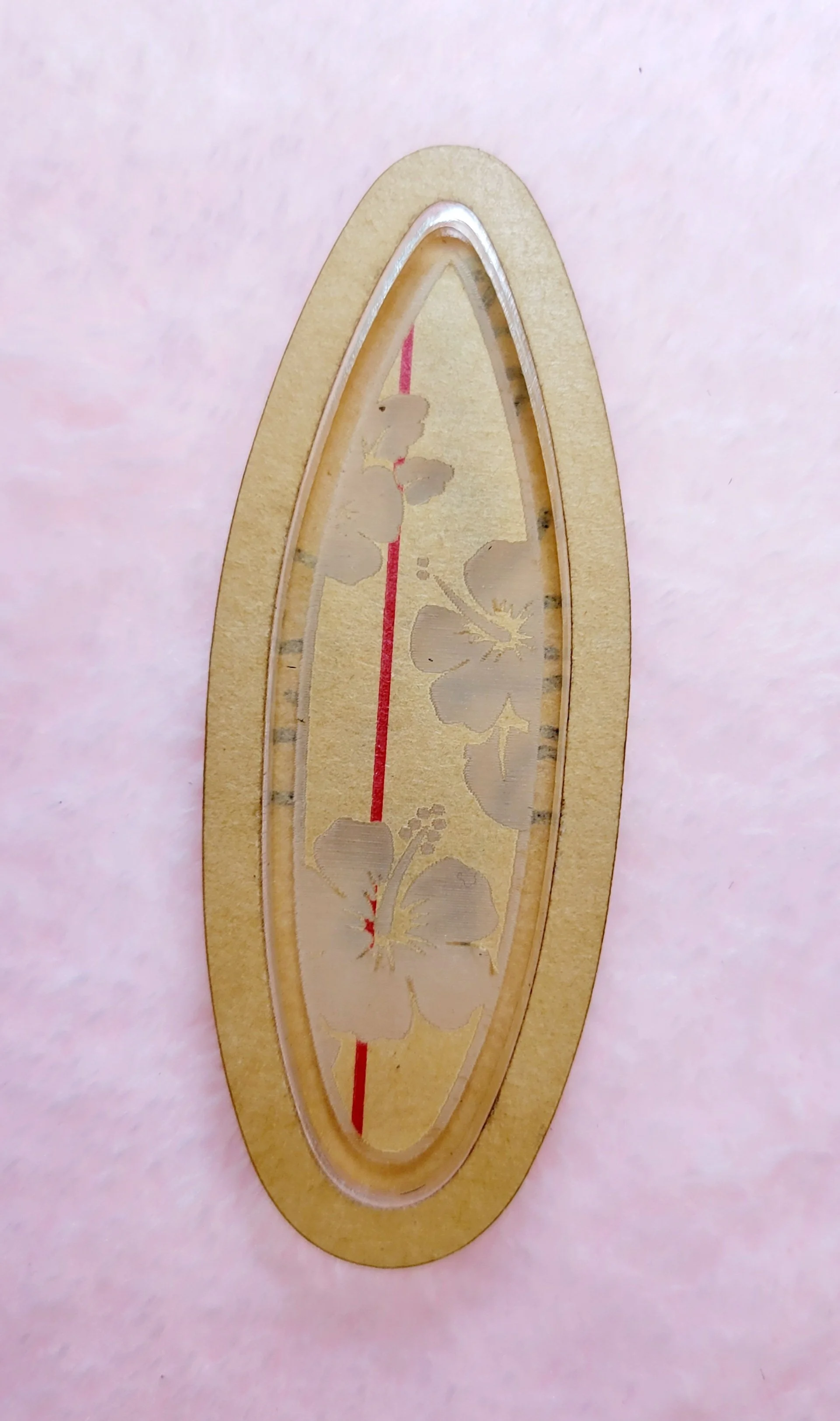 Hibiscus Surf Board Shaker