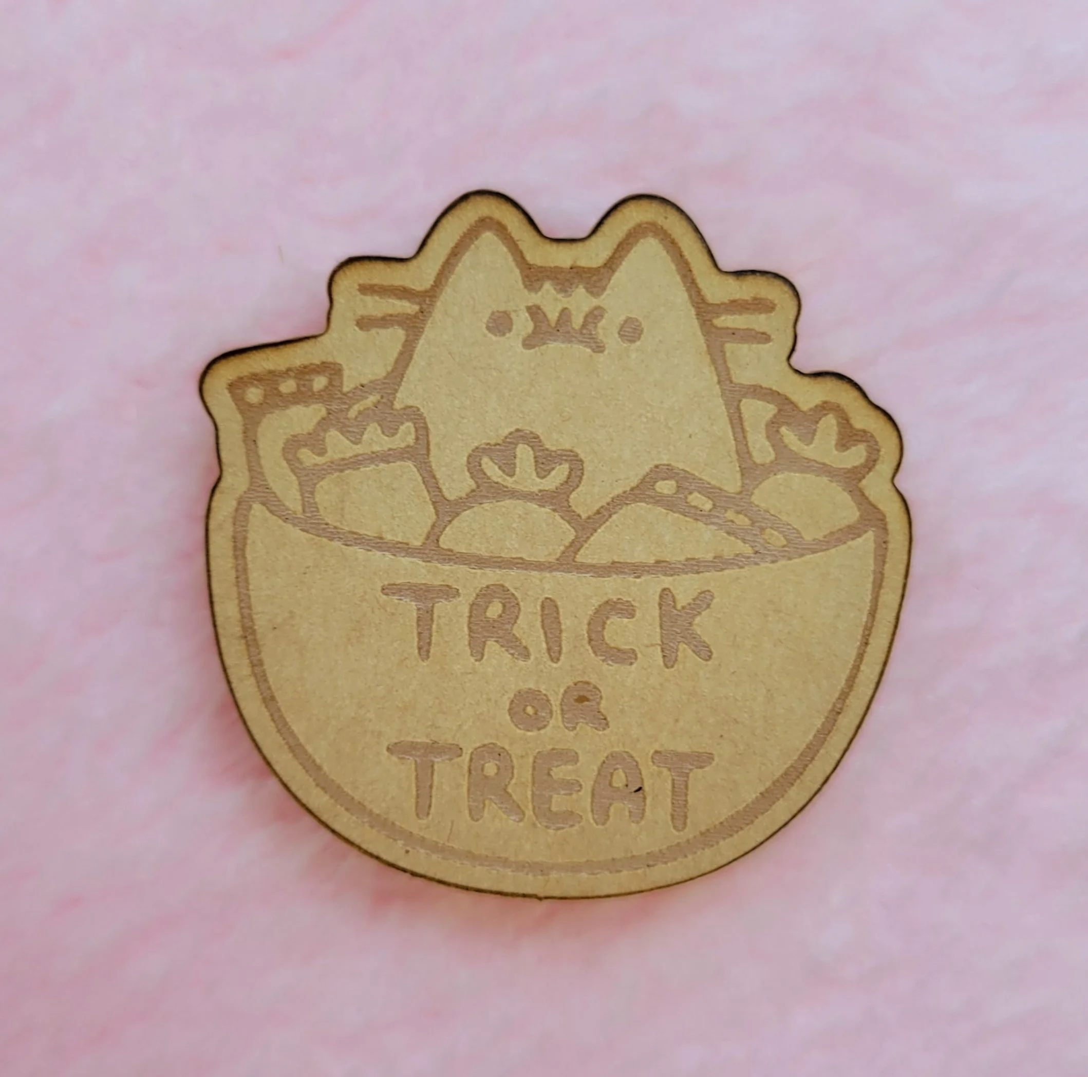 Cute Cat Trick Or Treat Flat