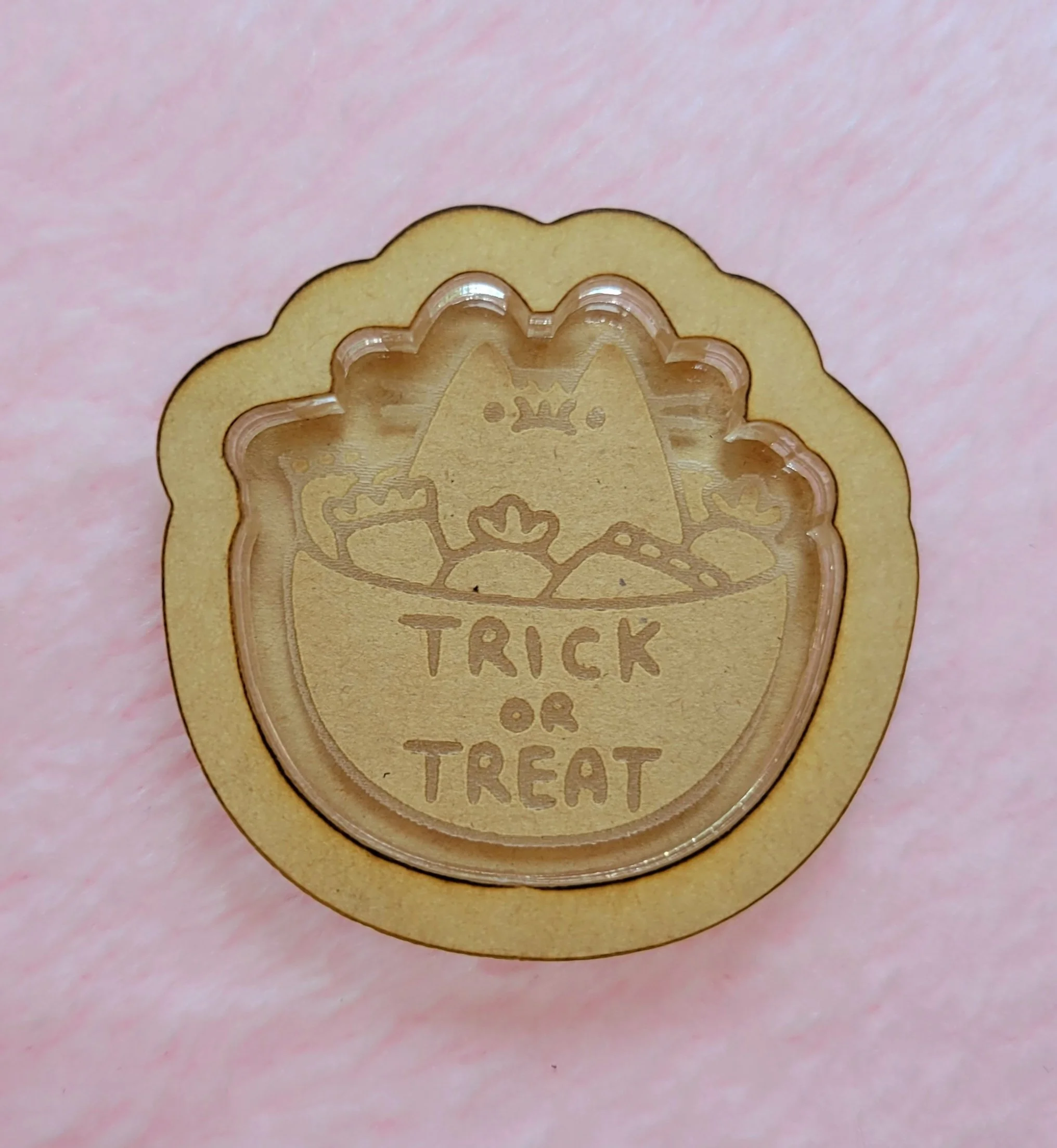 Cute Cat Trick Or Treat Shaker