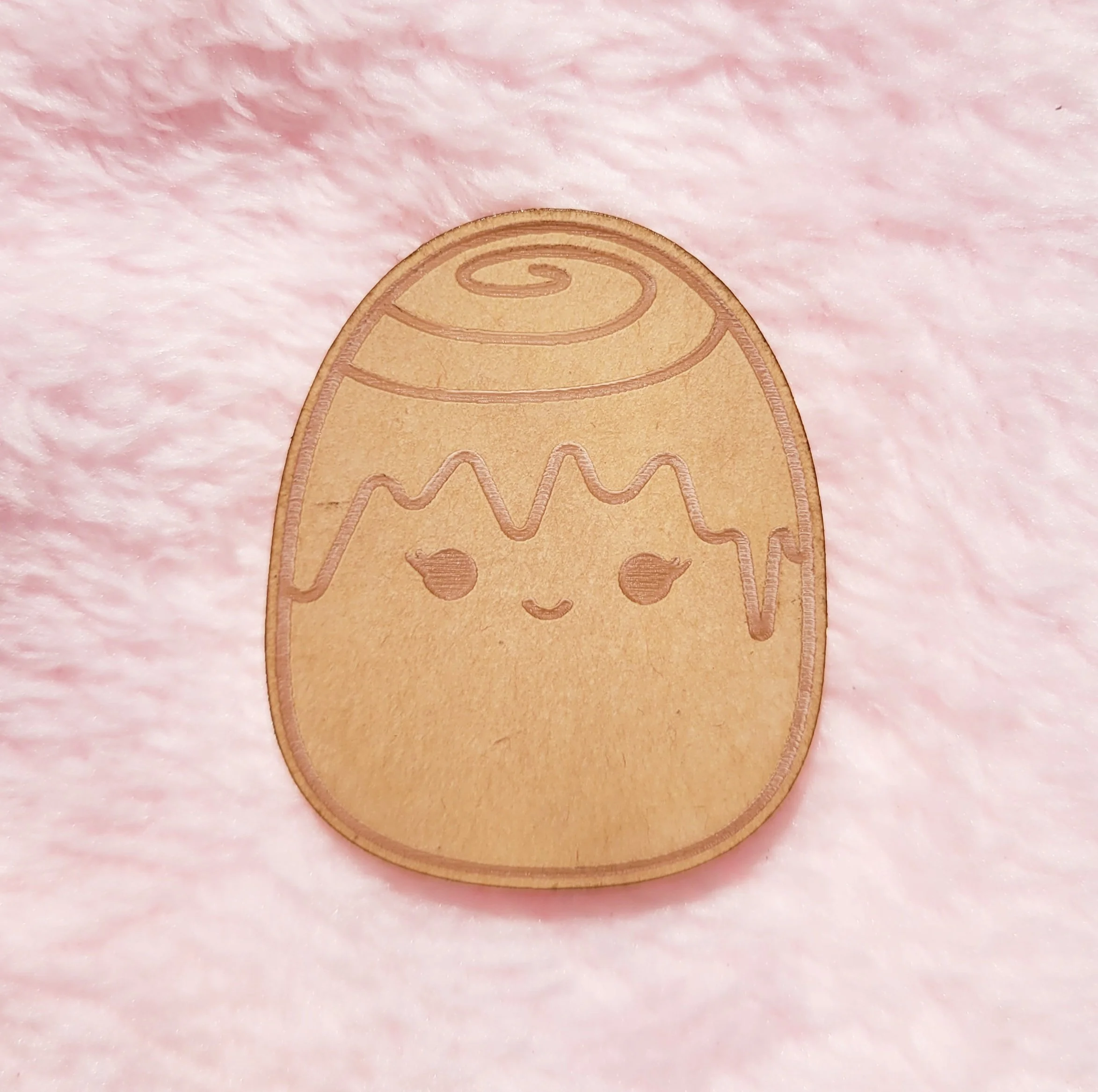 Cinnabun Squish Flat