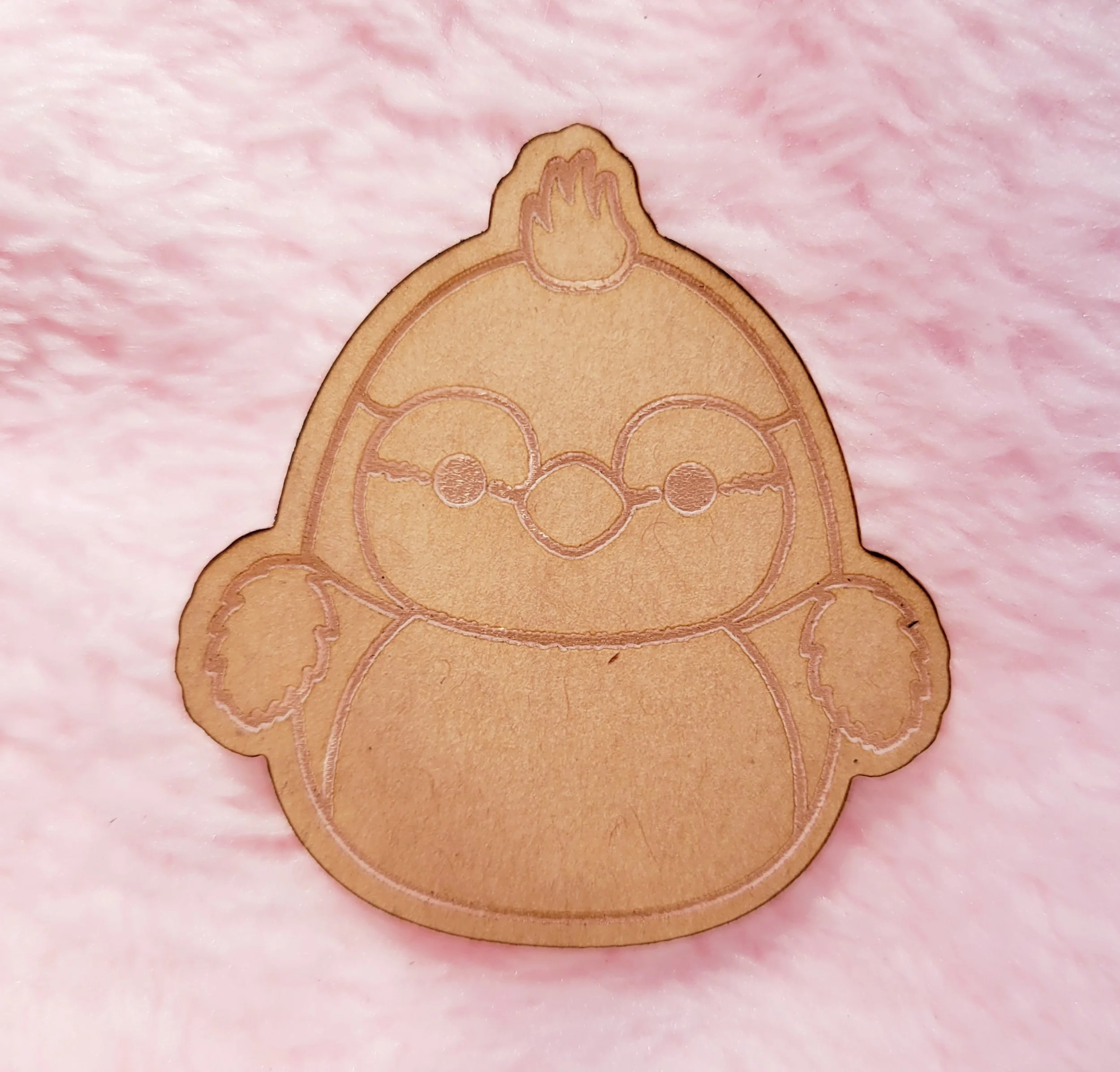 Mask Bird Squish Flat