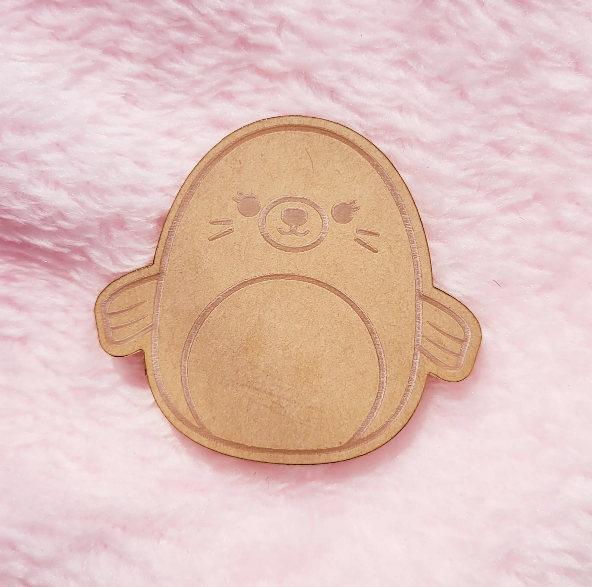 Open Eyed Seal Squish Flat