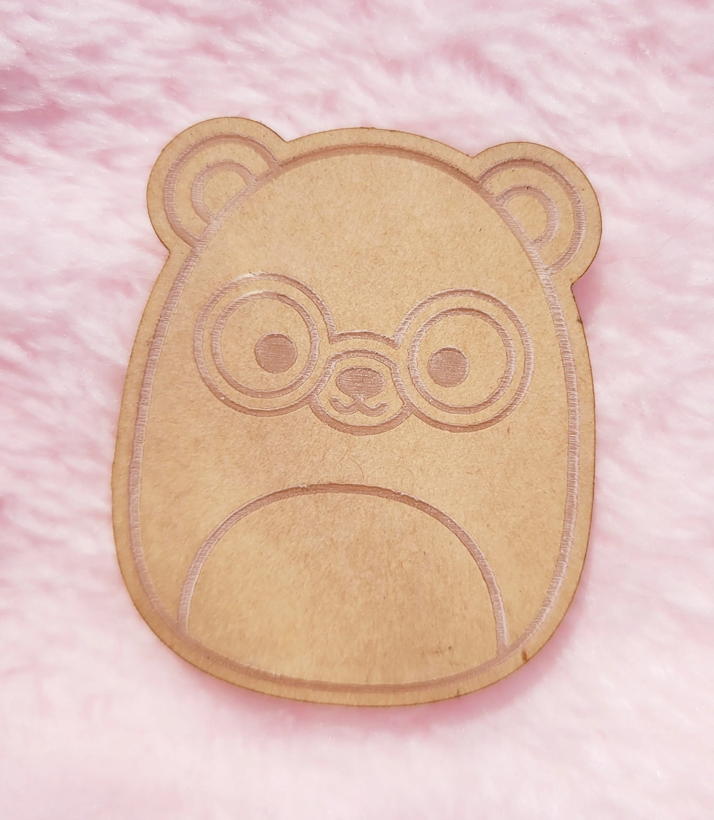 Bear with Glasses Squish Flat