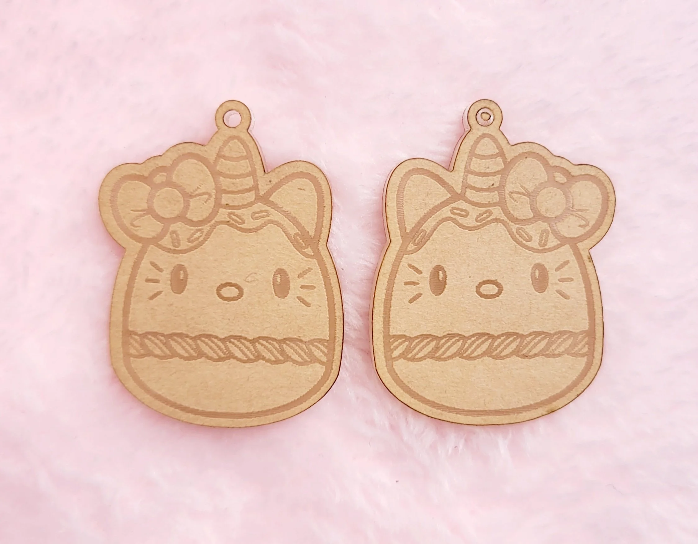 Kitty Bow Squish Earrings