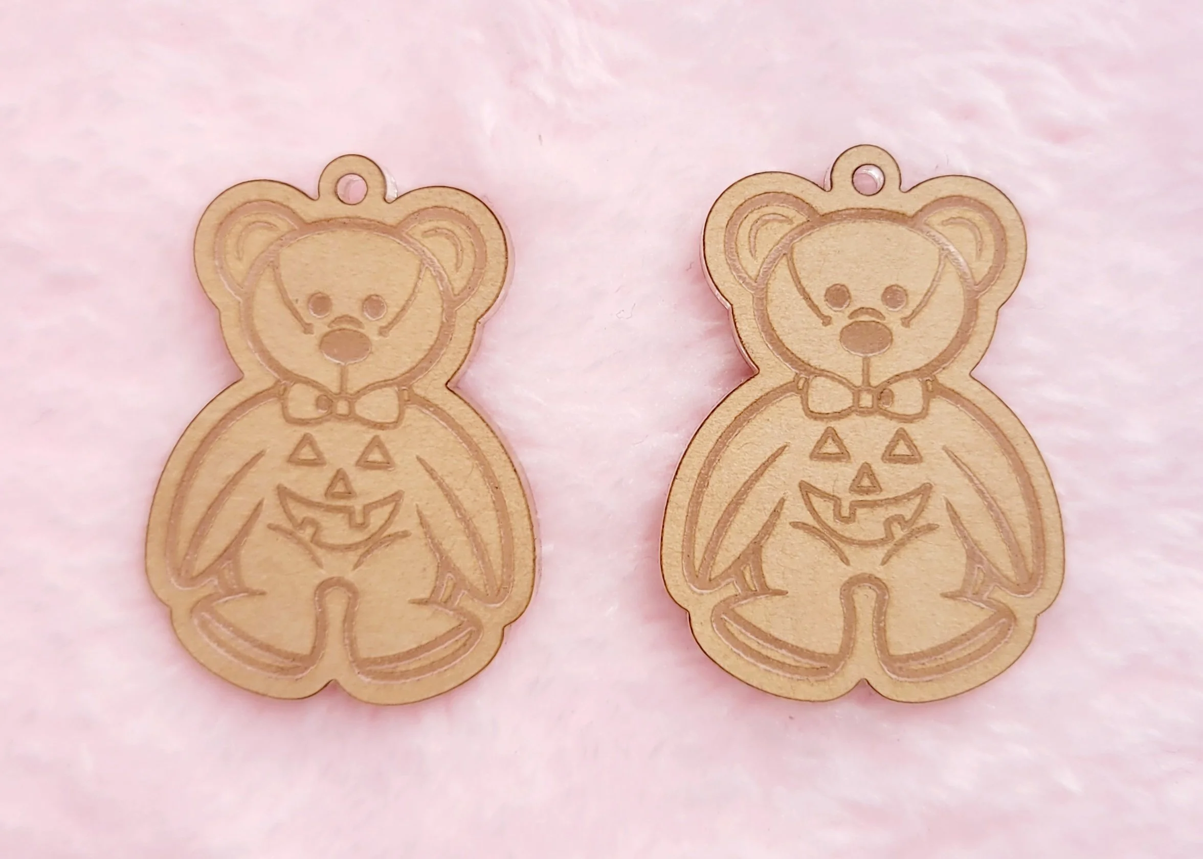 Teddy Pumpkin Earrings