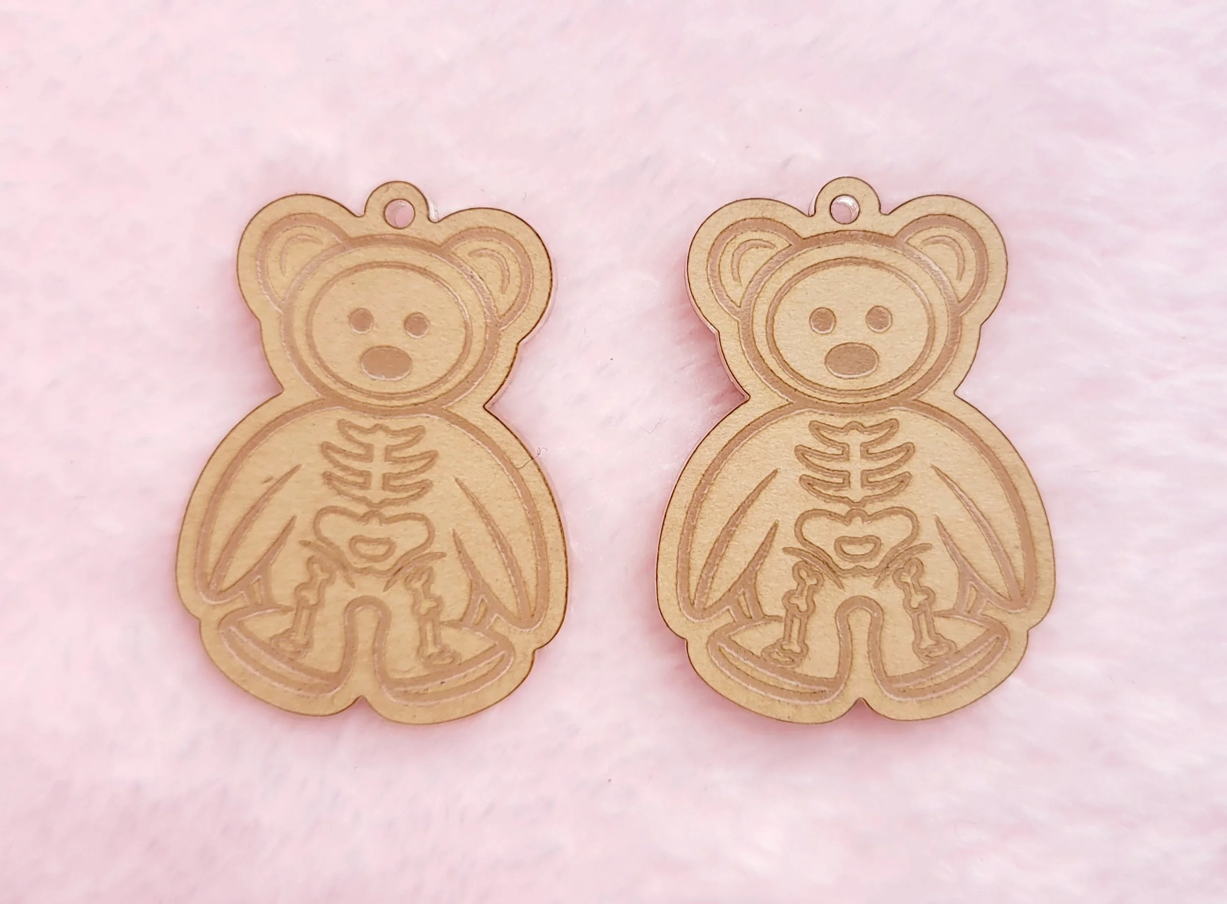 Teddy Skeleton Earrings