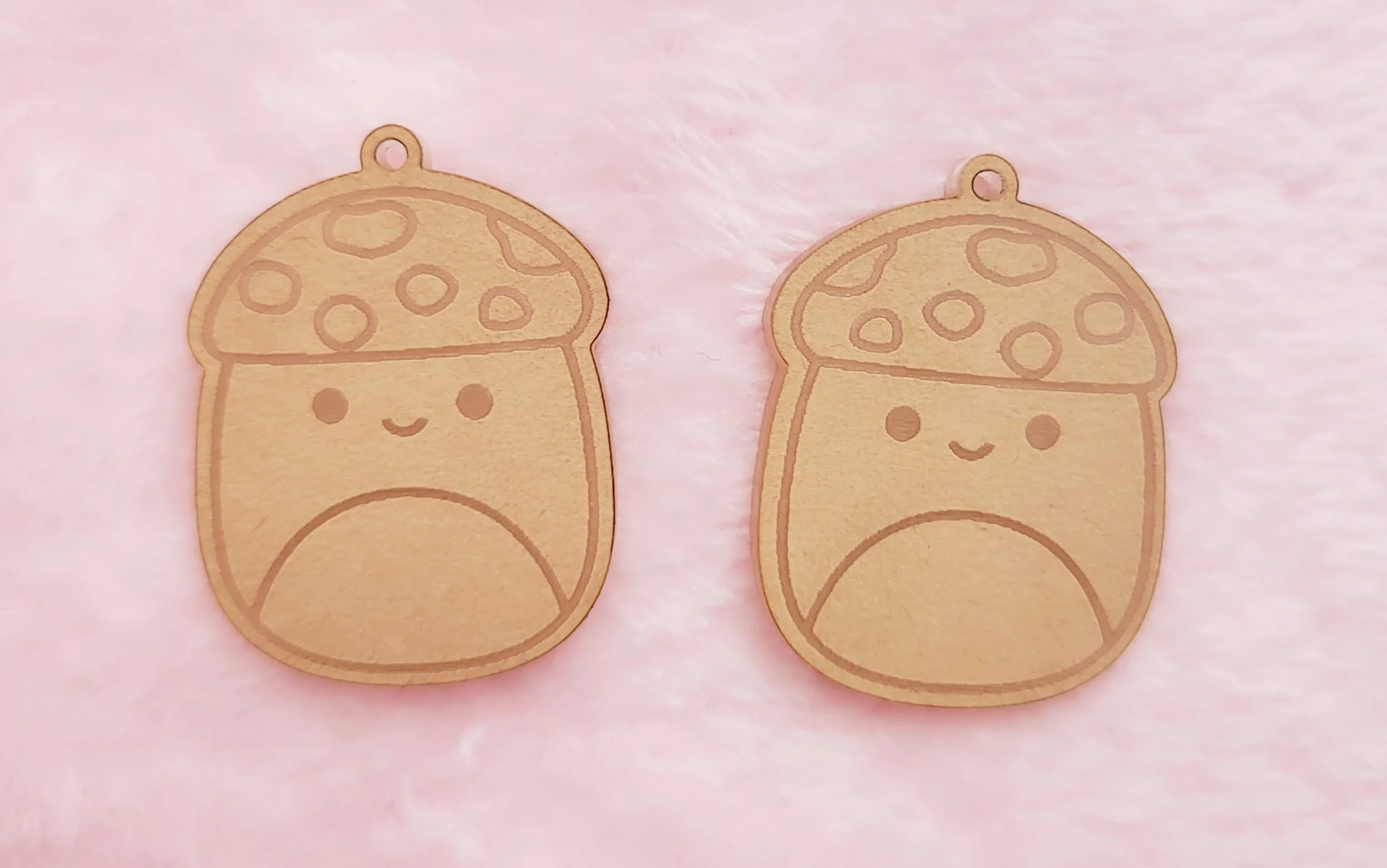 Mushroom Squish Earrings