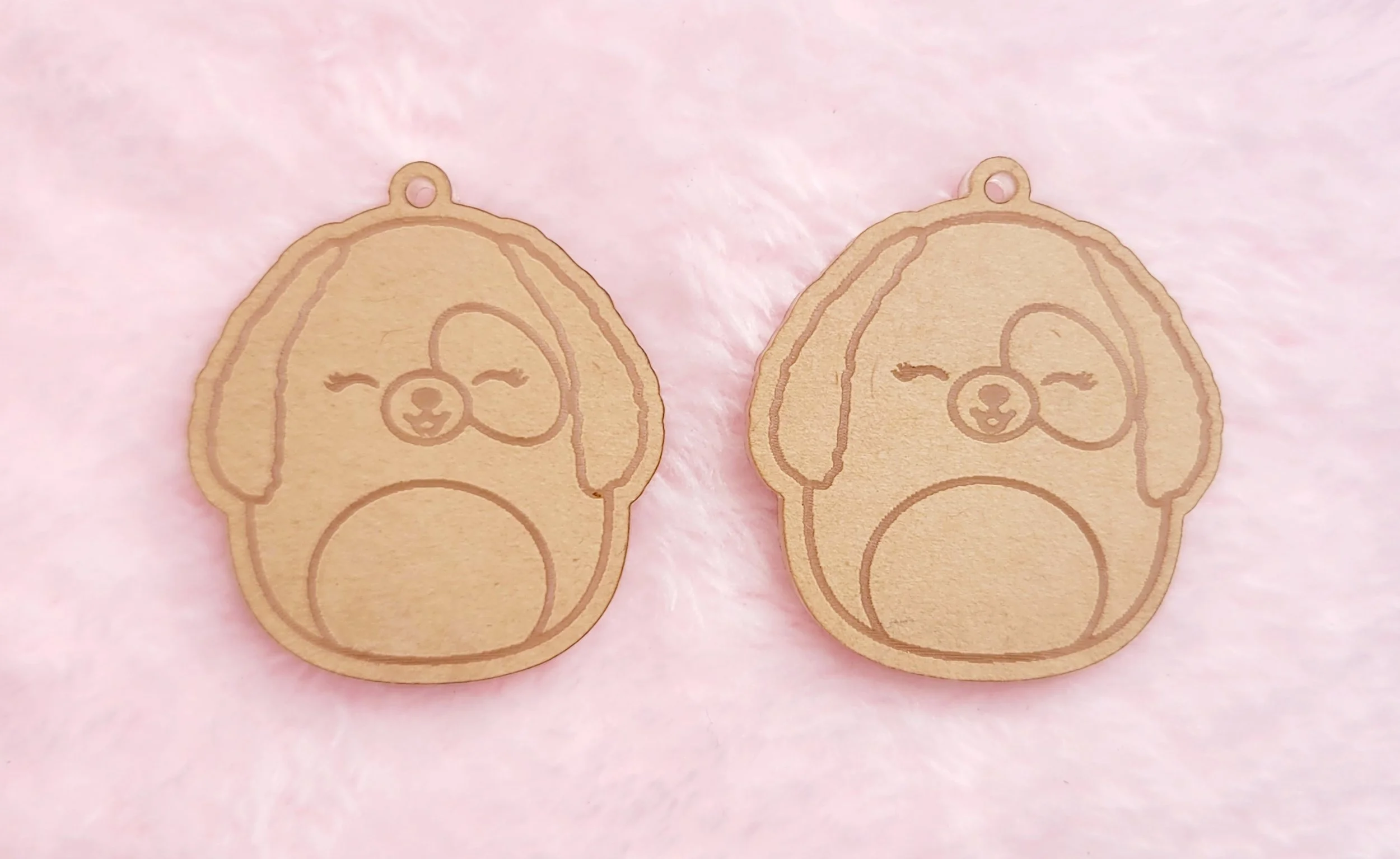 Patch Eye Dog Squish Earrings