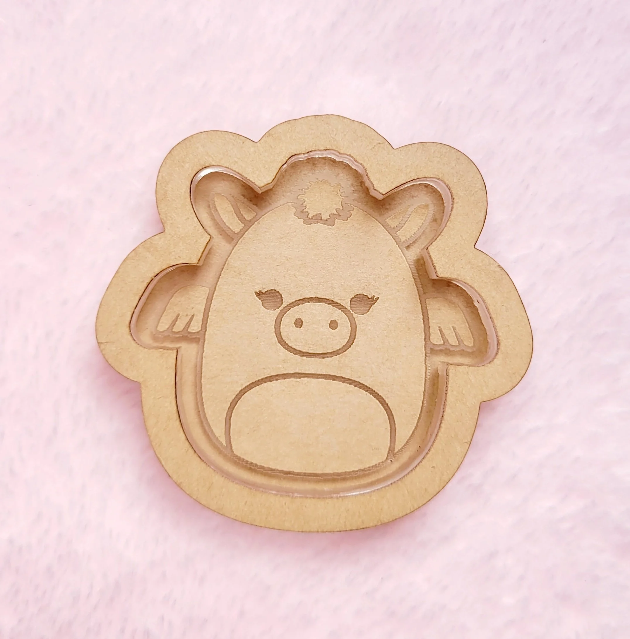 Fluffy Hair Winged Cow Shaker