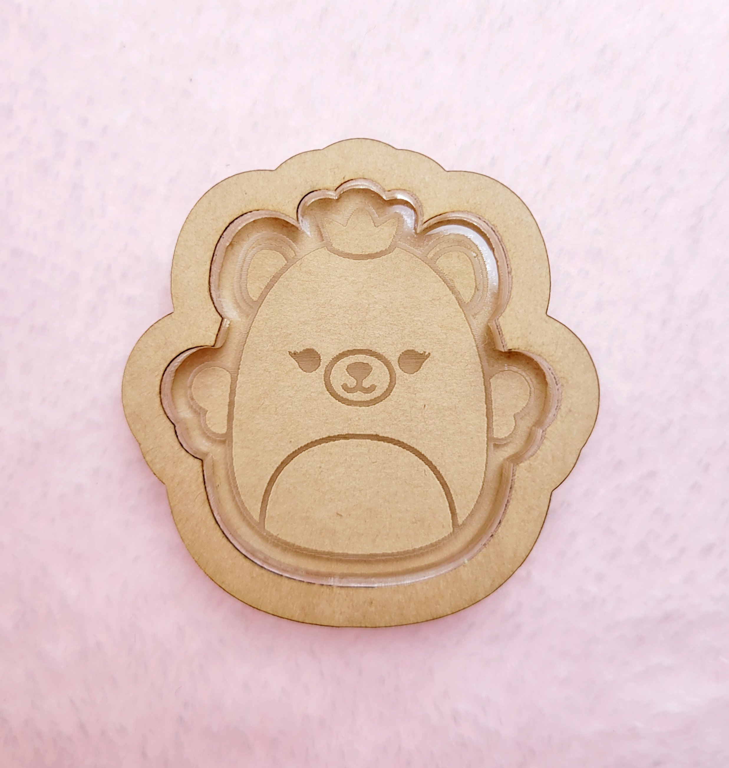 Bear with Crown and Wings Squish Shaker